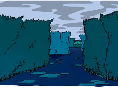 The Labyrinth animation 2d animation art artist background design concept art digital art illustration illustrator