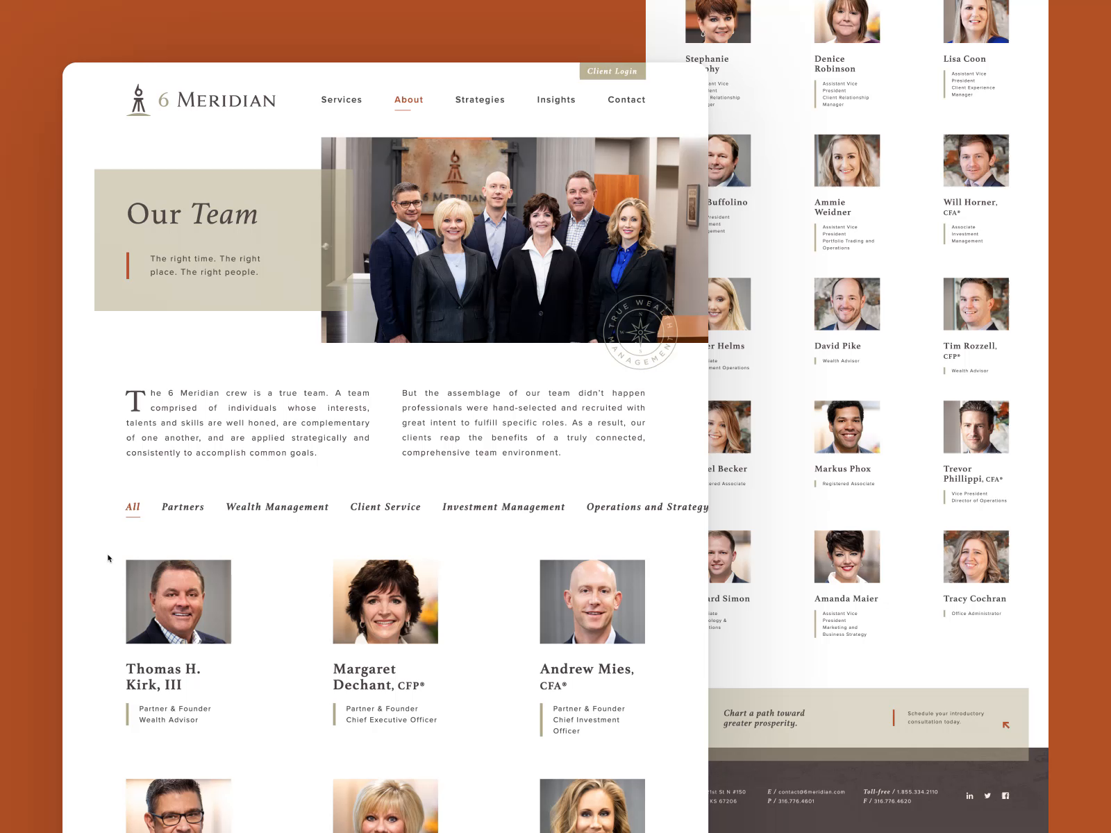 6 Meridian Team Page