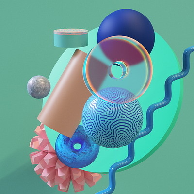 Abstarct 3d branding c4d cgi design illustration minimalist motion design motiongraphics