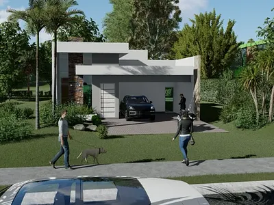 Projeto Residencial 3d arquitetura design engenharia residencial