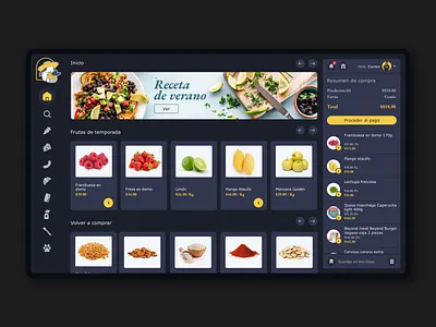 Supermarket online : : Homepage desktop e commerce e commerce website homepage supermarket