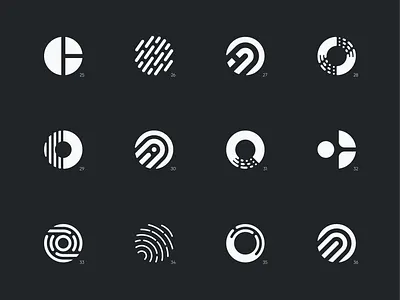 Omada Mark Explorations Part 3 branding branding and identity care digitalcare fingerprint h health icon line logo logomark mark o omada rebrand tech thumb