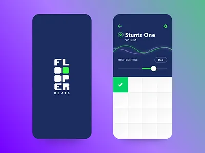 Floooper App UI app design icon logo ui ux vector