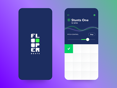 Floooper App UI app design icon logo ui ux vector