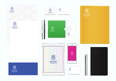 Brand Identity | Enlaces brand brand design brand identity branding business company image design designer graphic graphicdesign graphics marketing stationary stationary design stationary mockup ux visual