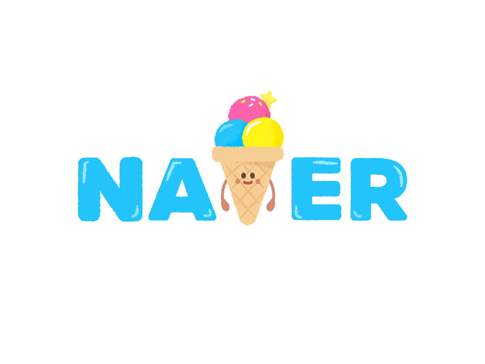 summer logo animation design doodle gif hotday icecream icecreamcorn icecreamgif illustraion logodesign summer vector