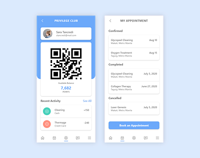 Loyalty App app design mobile app design ui uidesign ux