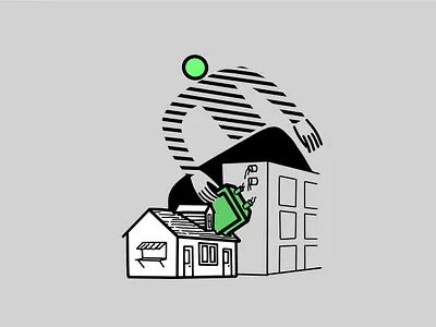 Business Liability Insurance for Youi Insurance applepencile business liability insurance digital illustration illustration insurance app insurance company insurance servies ipadpro landingpage landingpagedesign neon procreate stroke illustration vector illustration