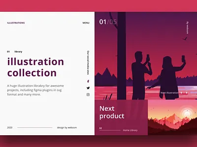 ILLUSTRATION DESIGN animation clean design clean ui design illustration landingpage minimal simple design typography uiux vector web webdevelopment