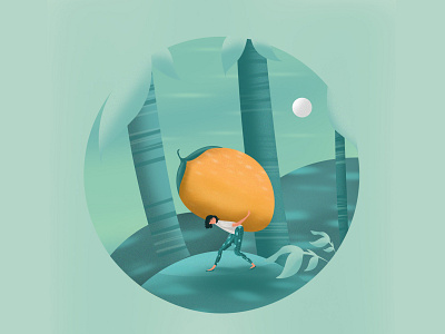 A HUGE MANGO adobe adobe photoshop artoftheday branding design dribble dribble shot dribbleartist fruit illustration illustration illustrator vector