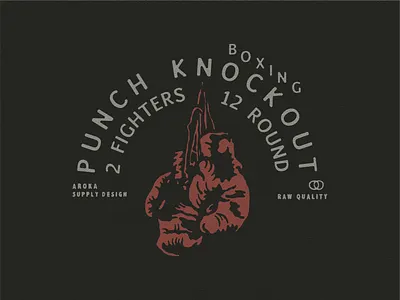 PUNCH badge badgedesign boxing design drawing free graphicdesign illustration illustration design punch vector