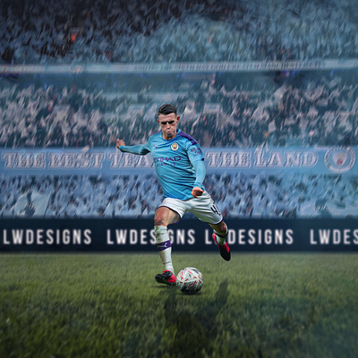 Phil Foden - Manchester City bpl champions league design football football club football design football edit footballer gfx graphic design illustration man city manchester city phil foden photoshop poster premier league smsports sports poster wallpaper