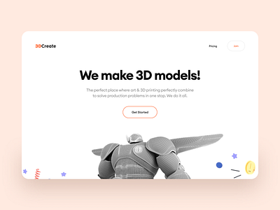 Ecommerce 3D Model Website clean ui concept dark mode design illustration interface ios light mode minimal mobile app modern trending typography ui webdesign website design