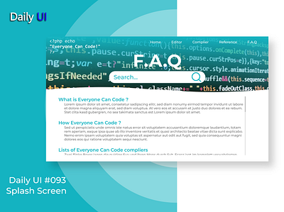 Daily UI #092 | F.A.Q 092 app daily daily 100 challenge daily ui dailyui design ui uidesign ux web