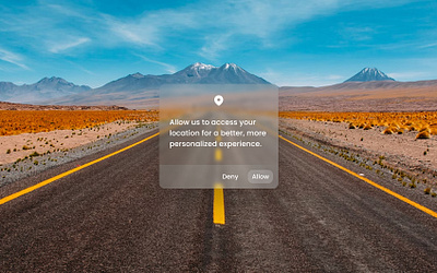Transparent Glassmorphic Location Access Dialog Box ✨ design dialog box figma glassmorphism locationaccess popupdesign ui ui design