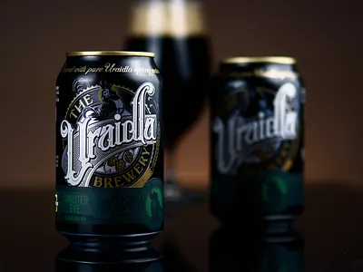 The Uraidla Brewery - can design 2 beer branding can design lettering pckaging schmetzer