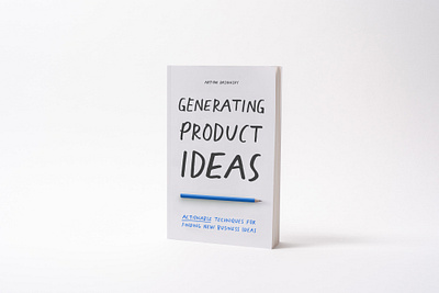 "Generating Product Ideas" Book book book cover business cover ideas