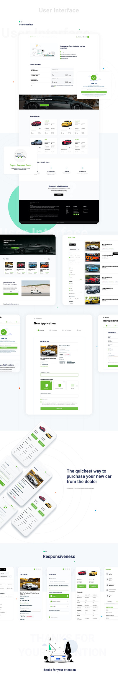 Auto Loan bank behance car design dribbble graphicdesign illustration loan ux