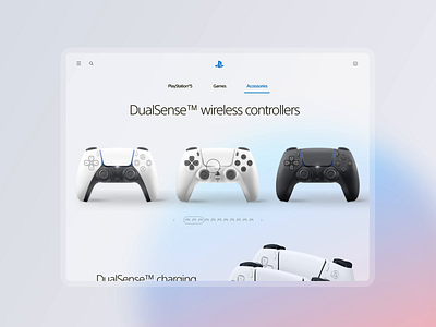 Playstation Store Exploration animation app design free freebies gamepads interaction ipad playstation playstation5 uiux