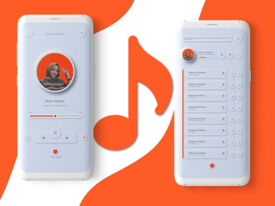 Music App app art design flat logo minimal ui ux