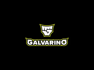 Logo - Galvarino branding design fight club flat illustrator logo typography vector