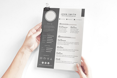 Free Download Corporate Resume Template clean coverletter creative resume cv download employment free free resume freebie hiring interview job jobs jobsearch psd career recruitment resume resumetips resumewriter