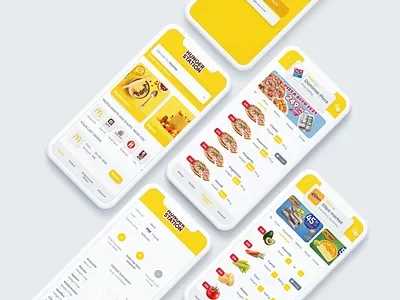 pizza application figma freebie freedownload iphone mobile