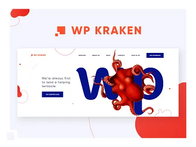 UX/UI: In-house team of web development animal design kraken octopus ui ux web website
