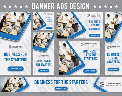 Banner Ads Design For Business Starters - Hello Dribbble adobe adobe illustrator adobe photoshop ads ads design adsense adstract advertising banner banner ad banner ads banner design banners branding business design dribbble graphics design mockup vector