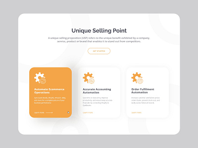 USP Card & Icons 2020 card clean icon design minimal orange ui uidesign usp usp icon usp icon usps usps card usps card usps icon design ux