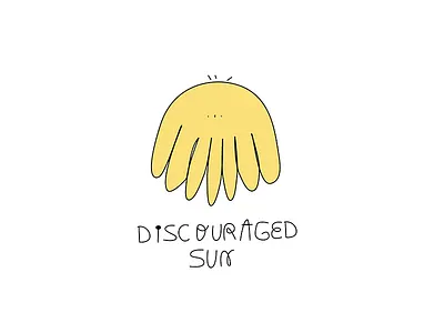 Discouraged sun animation animation 2d character character design illustration