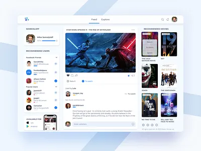 Ratersapp.com movie raters social network ui ui ux ui design uidesign uiux uiux design uiuxdesign web platform web service webdesign website website design website designer