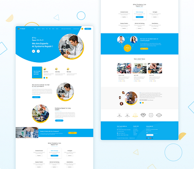System Repair app app design creative design dashboard ui design graphic design ui ux website website design