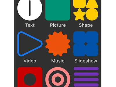Widget Bar Refreshed in Readymag icons interface mobile readymag ui ux