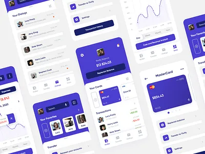Thrify - Payment System adobe xd bank app bank card design mobile app money transfer payment app payment system paypal ui ux