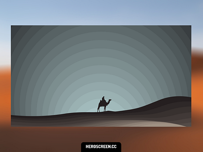 Desktop Wallpaper - Desert Night background cool desert desktop flat gradient minimal minimalism moon wallpaper wallpaper design wallpapers