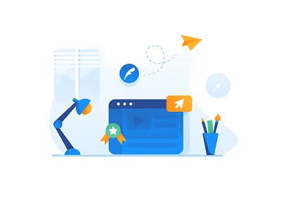 Illustration Pack "Re-upload" certificate course design goods icon illustration illustration pack vector