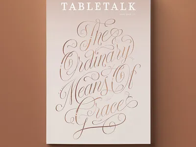 TableTalk Magazine branding design illustration lettering logo magazine cover type typography vector