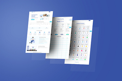 UI Design and Illustrations for SweepWidget account blue design figma illustraion logo minimal page design purple sass ui ux vector web web design webdesign website website design white