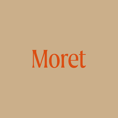 Moret Type brand and identity branding design font graphic design logo logo design logotype type type branding type daily typeface