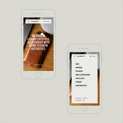 HardGraft Website Concept design minimal typography ui ux web website