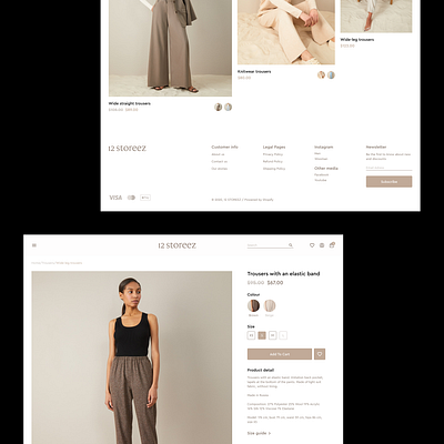12 Storeez Website Concept branding design flat logo type ui ux web website