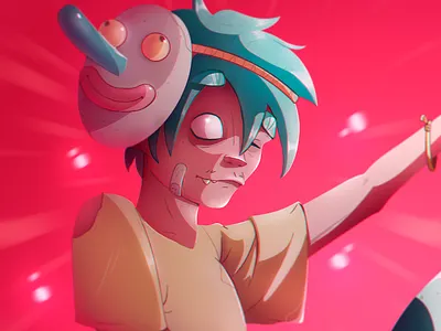 Gorillaz art artist brazil character characterdesign color design illustration illustrator photoshop