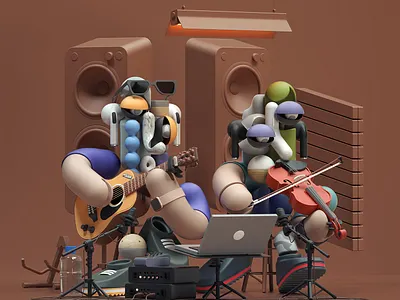 DUO 3d adobe art cinema4d design graphic design illustration inspiration modern octane