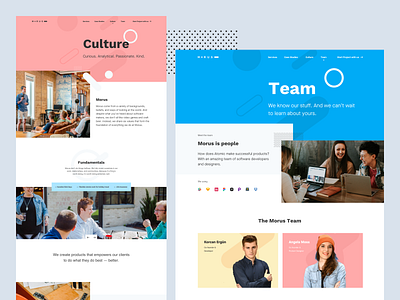 Agency Website — Morus Agency agency landing page agency website clean concept design landing page ui ui design user experience ux web whitespaces