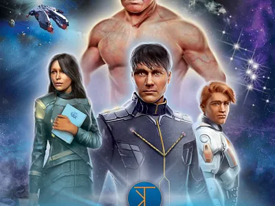 Book Cover Design: "The Kaiyos Lex: Imperium" book cover art book cover design graphic art illustration