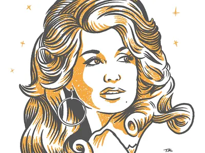 Dolly design drawing illustration portrait procreate