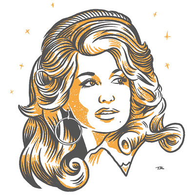 Dolly design drawing illustration portrait procreate