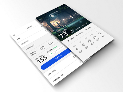 Personal Habit App mobile app design ui ux