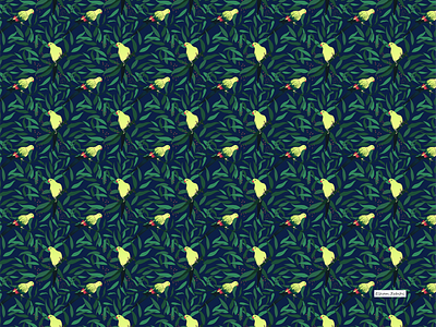 regent parrot illustration pattern a day pattern art pattern design patterns print design surface design surface pattern textile design textile pattern